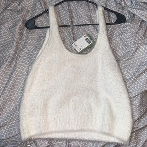 Fleece crop top